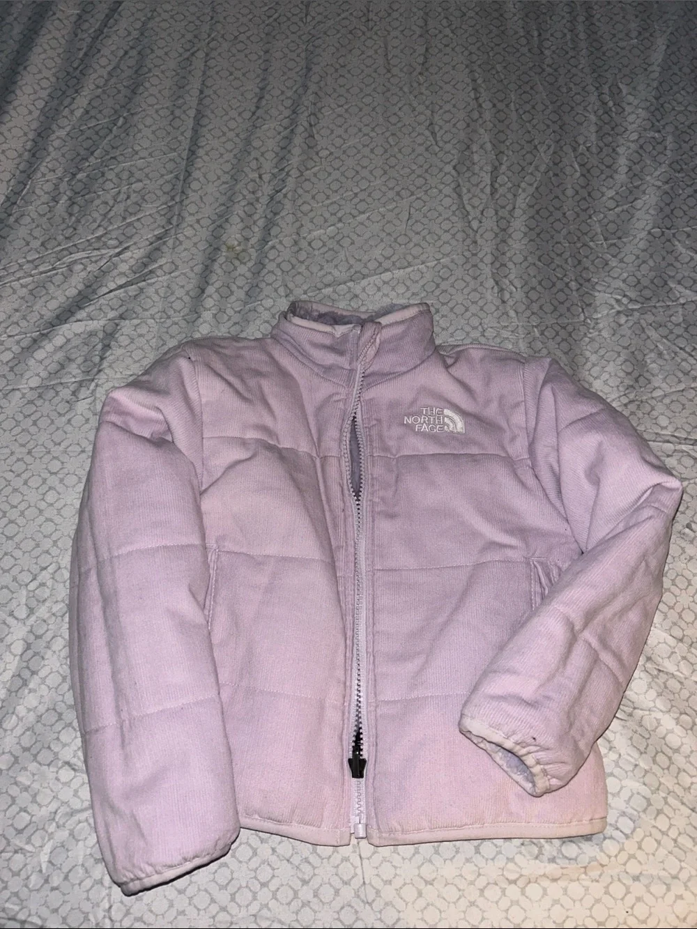 North face jacket reversible